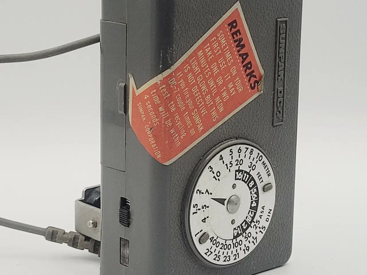 Billede 5 - ⭐️· Sunpak DC-7 Elektronisk Blitz (Vintage)
