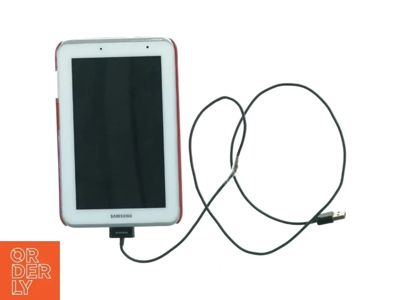 Billede 1 - Samsung tablet med oplader  (str. 19 x 12 cm)