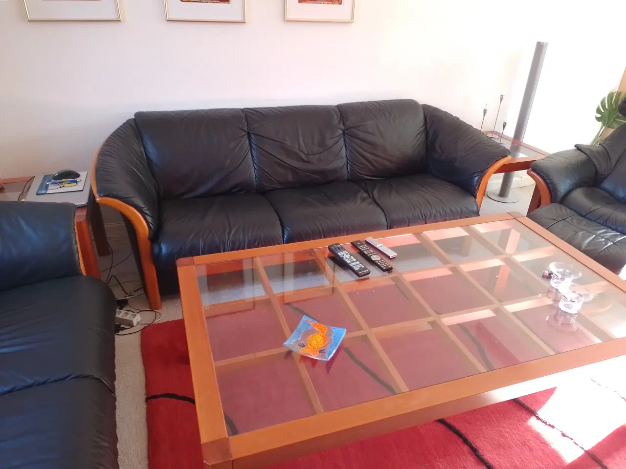 Billede 3 - Sofagruppe m/Stuebord og side