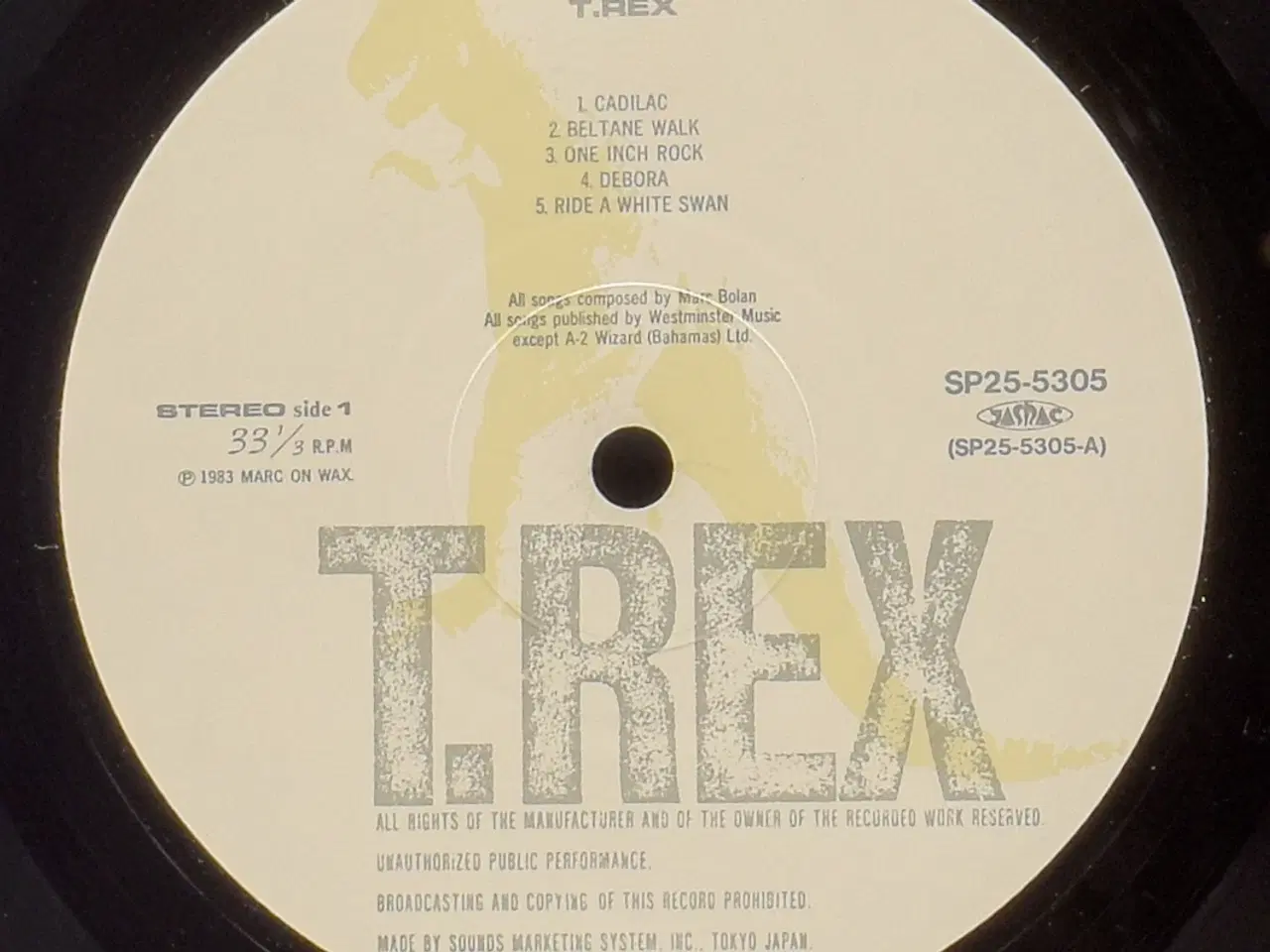 Billede 5 - T. Rex - T. Rextasy - JAPAN 1987 (SP25-5305) EX/EX