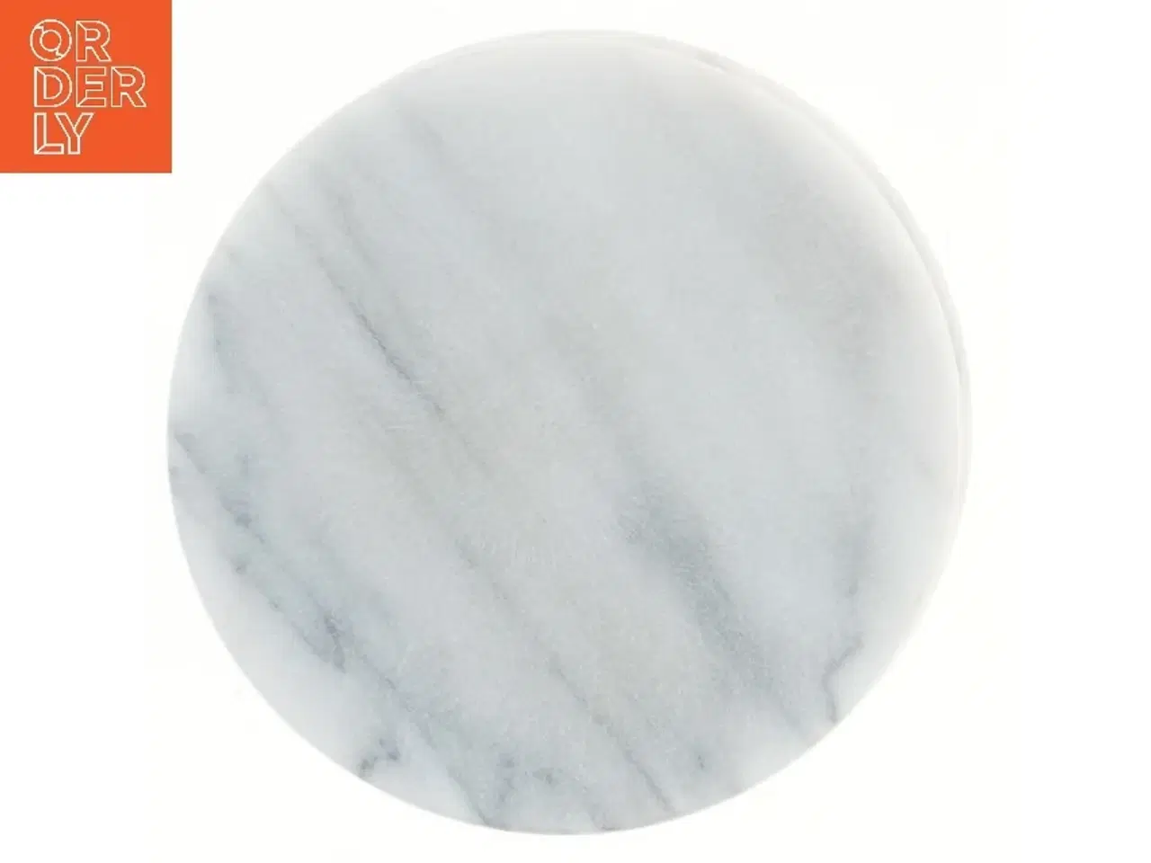 Billede 2 - 4 stk runde marmor bordskånere Ø15,5 cm (str. 4 stk Ø 15,5 cm)