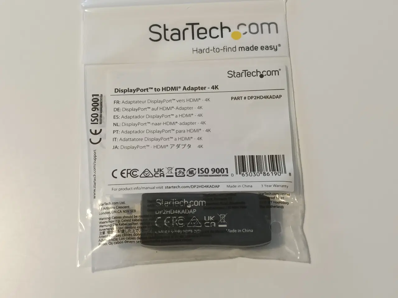 Billede 2 - STARTECH Passiv DisplayPort till HDMI-adapter