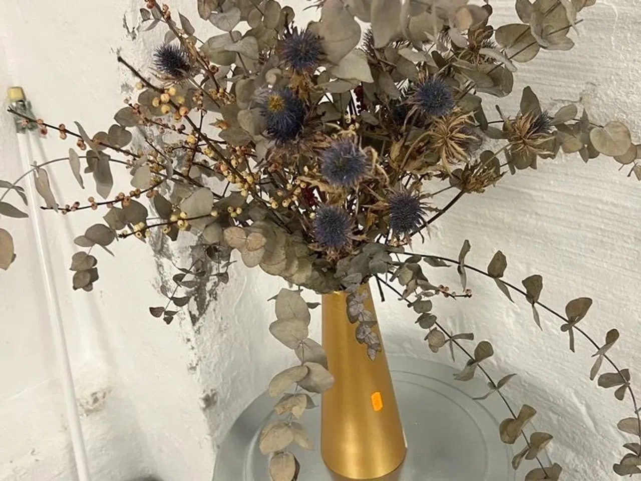 Billede 2 - Tønde og buket i vase
