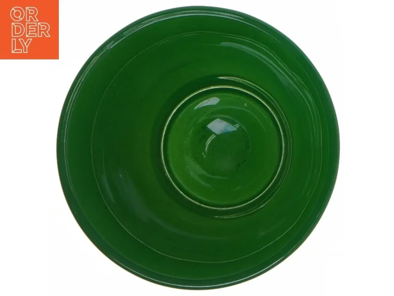 Billede 3 - Grøn vase (str. Ø. 12,5 cm. længde. 20 cm)