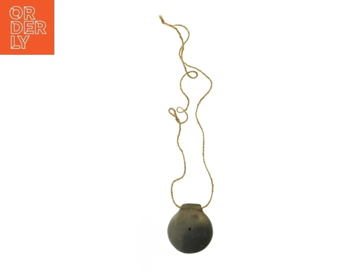 Billede 4 - Sort ler ocarina (str. Ø 6 cm)