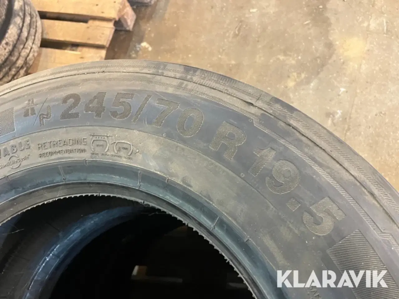 Billede 8 - Lastvognsdæk Continental Conti Hybrid HT3 245/70R19,5 -3 stk