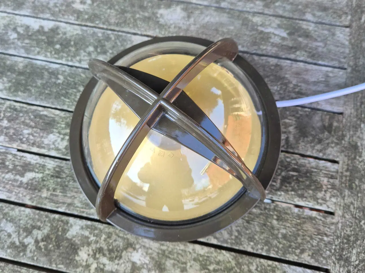 Billede 3 - Brun Minipirat med gylden reflektorskærm 