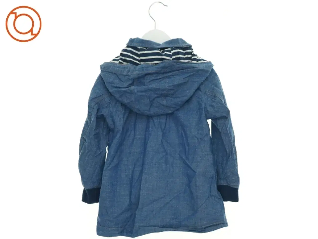 Billede 2 - Denim Sommerjakke med aftagelig hætte fra H&M (str. 104 cm)