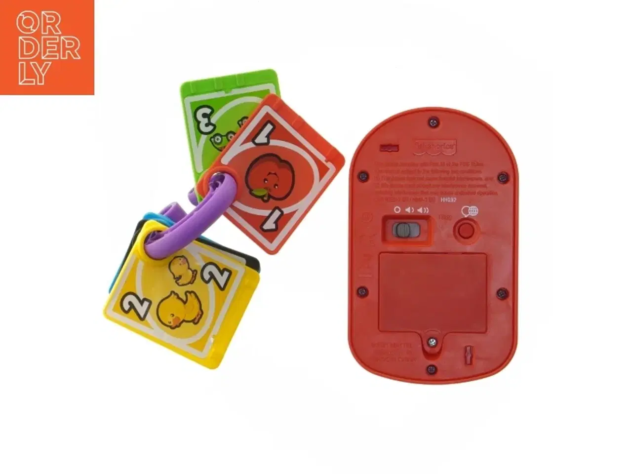 Billede 2 - Elektronisk UNO kortspilslegetøj til børn fra Fisher-Price (str. 16x10 cm)