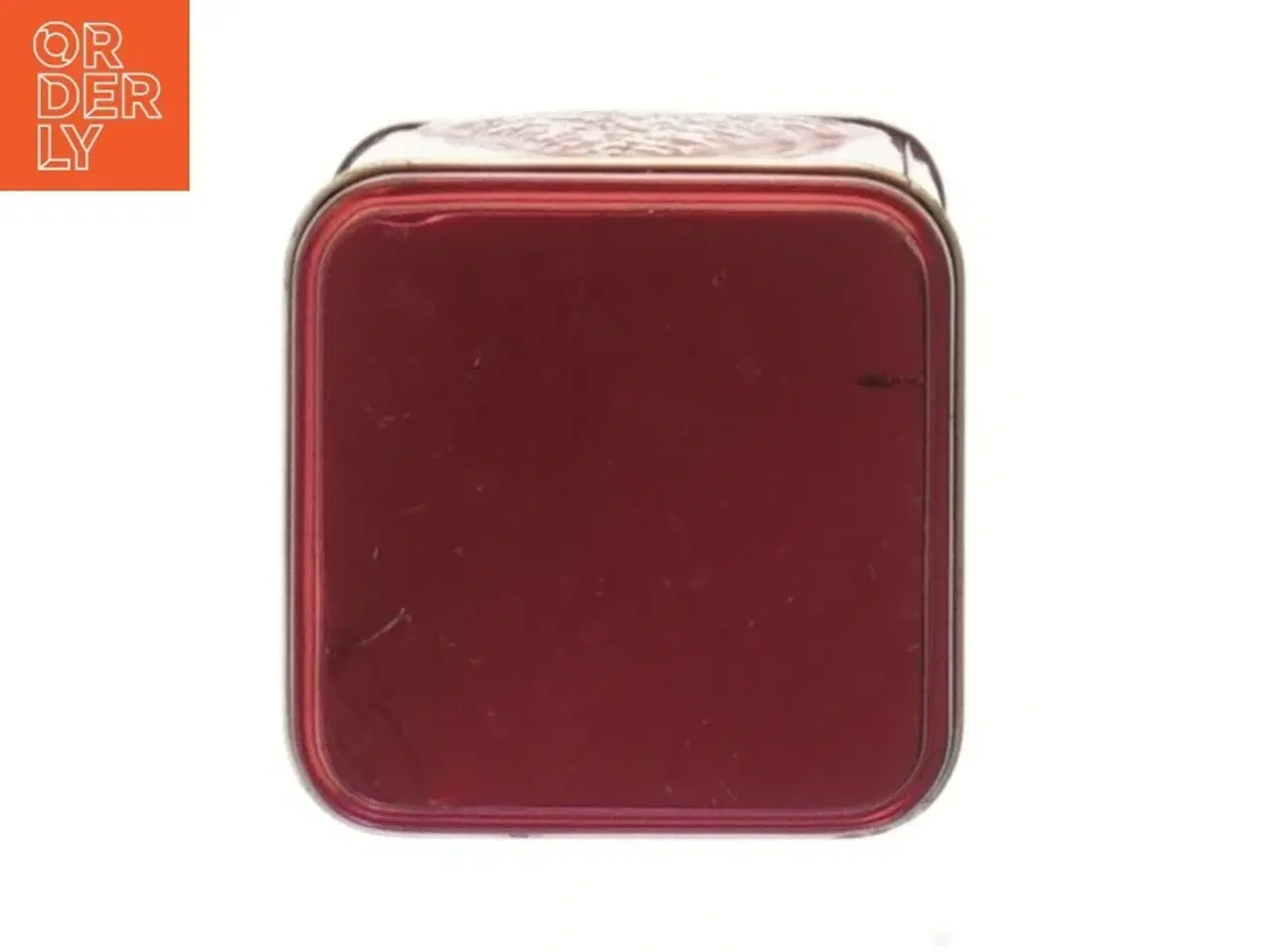 Billede 2 - Rød Juletræsmetalbeholder (str. 10x7 cm)