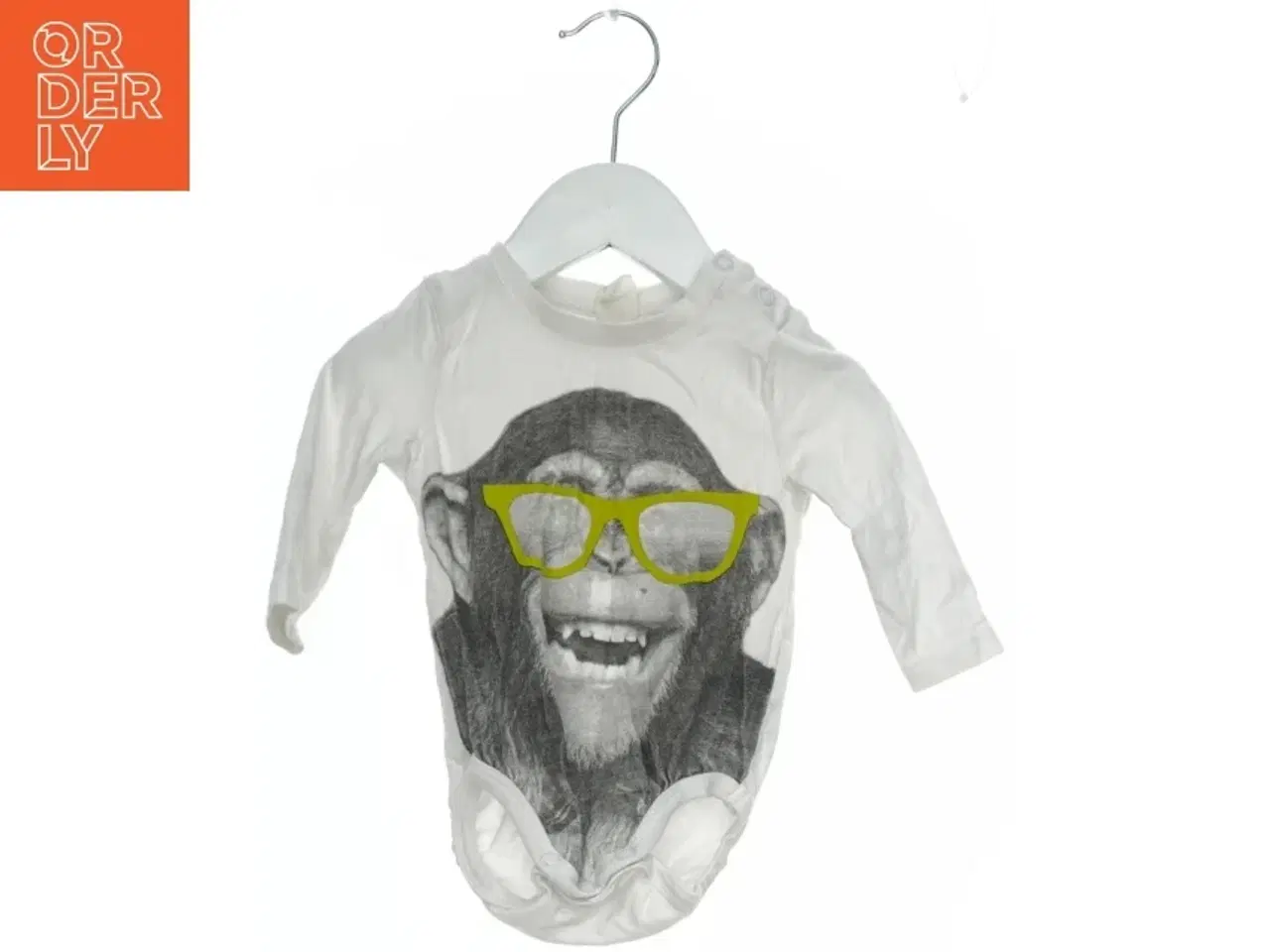 Billede 1 - Hvid bodystocking med print fra H&M (str. 62)