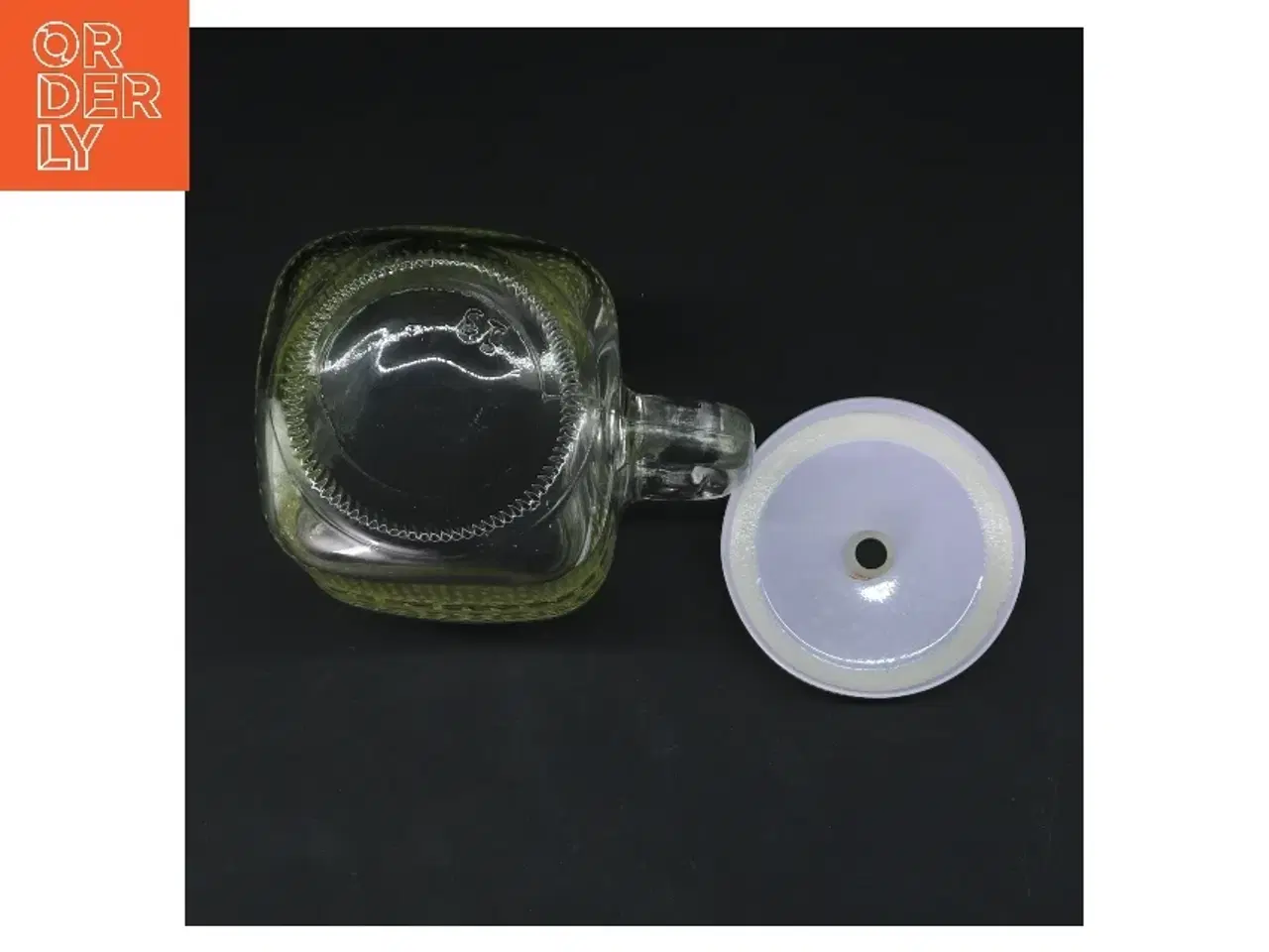 Billede 4 - Glaskrus med låg fra Vaca (str. Ø 7 cm højde 13,5 cm)