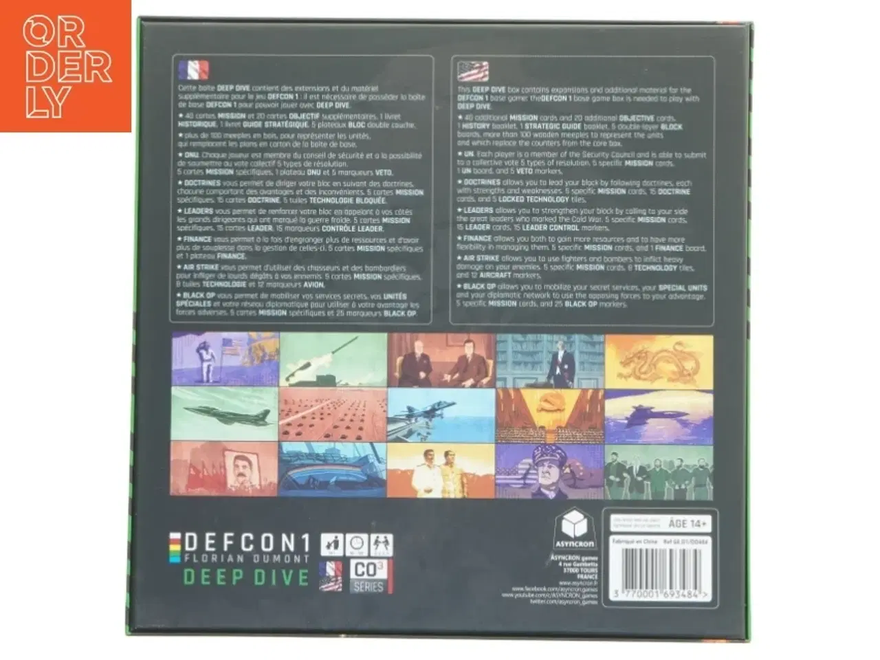 Billede 2 - Brætspil - Defcon 1: Deep Dive (str. 31x31 cm)