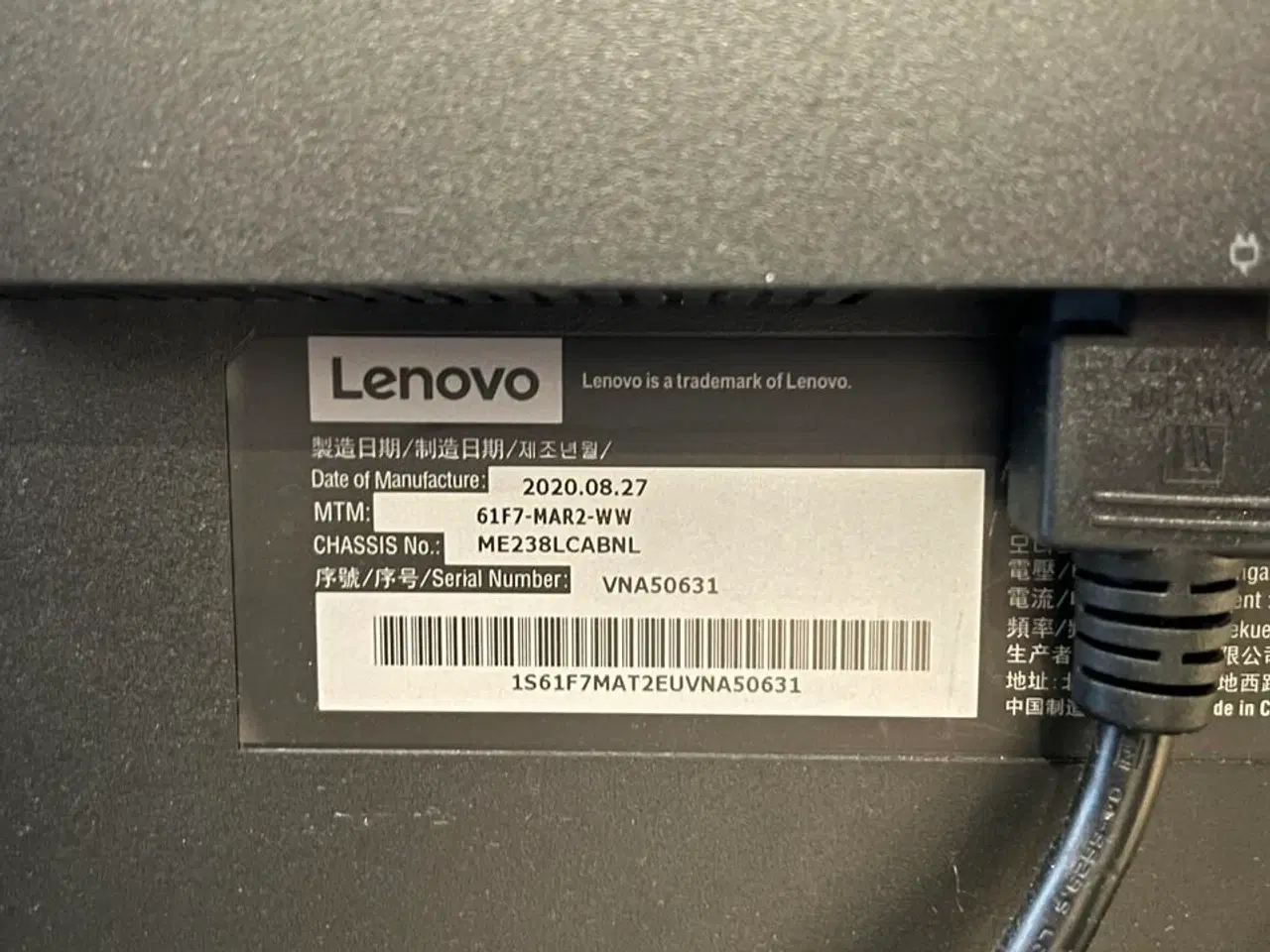 Billede 5 - 2 Computerkærme, LENOVO + Keyboard