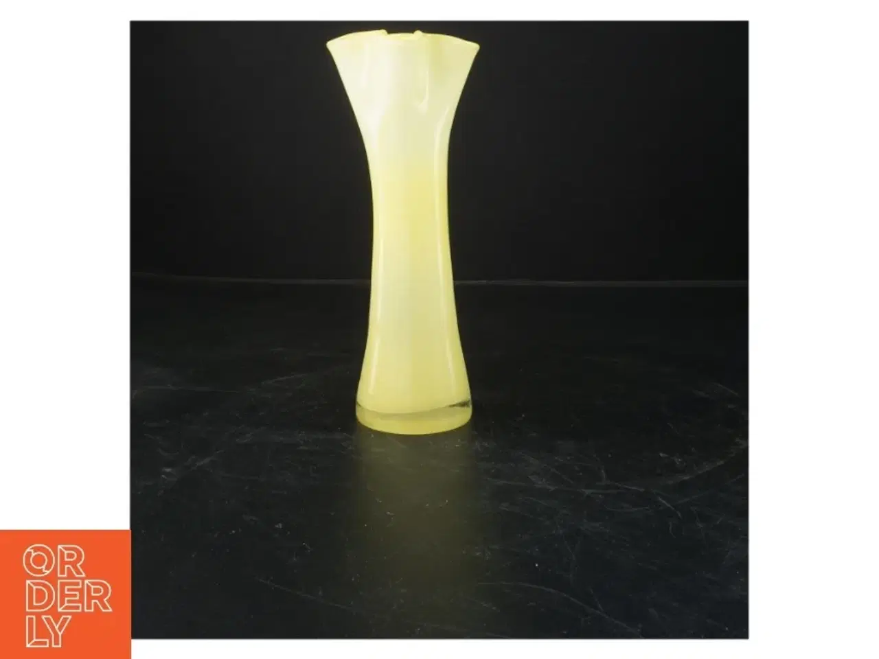 Billede 1 - Glasvase (str. 22,5x7 cm)
