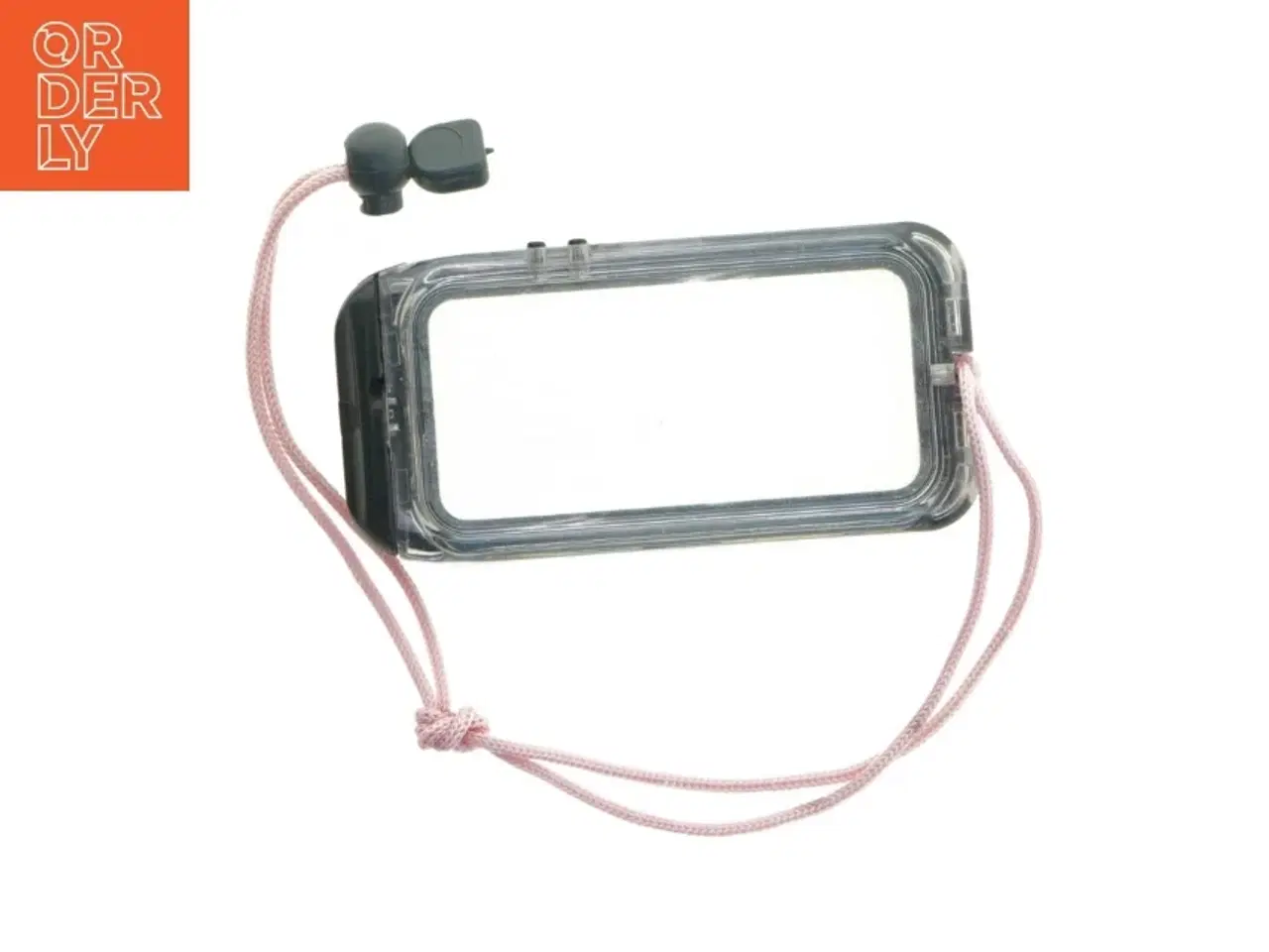 Billede 2 - Vandtæt mobilcover med pink snor fra Aryca (str. 16x8 cm)