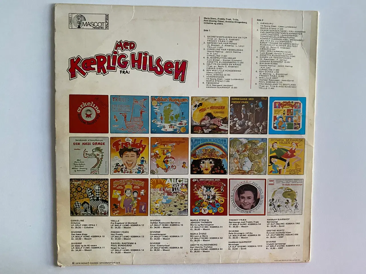 Billede 4 - LP. Maria Stenz - Med Kærlig Hilsen