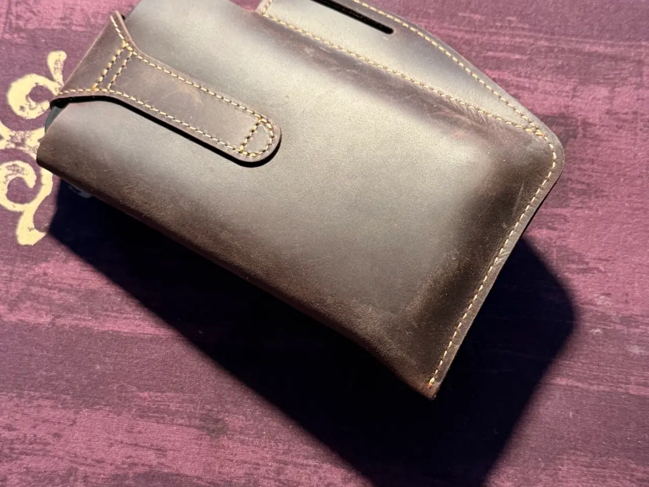 Billede 4 - NYT Mobil bælte Taske i Kærnelæder Iphone /Android