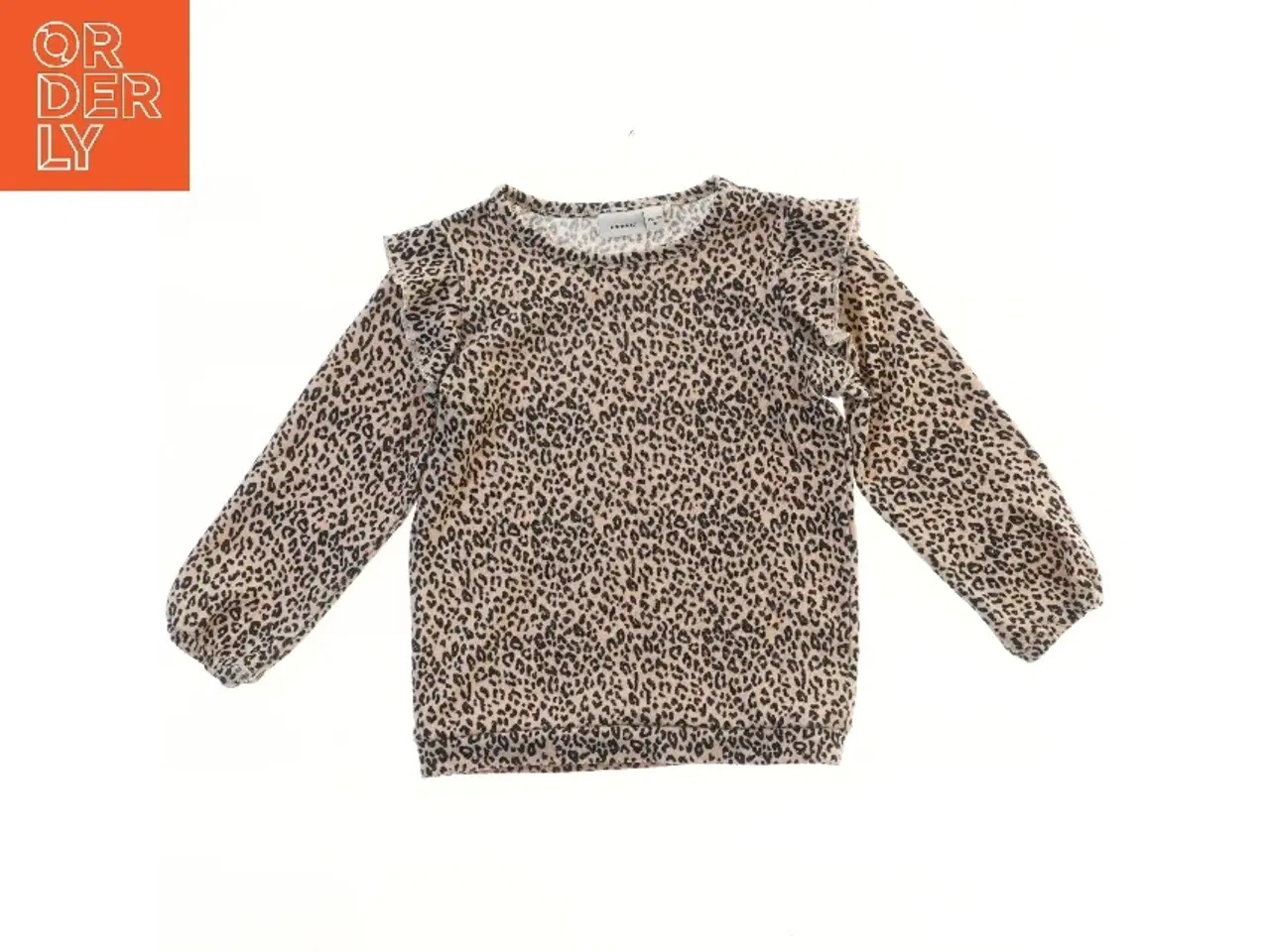 Billede 1 - Langærmet leopardmønstret bluse fra Name It (str. 92)