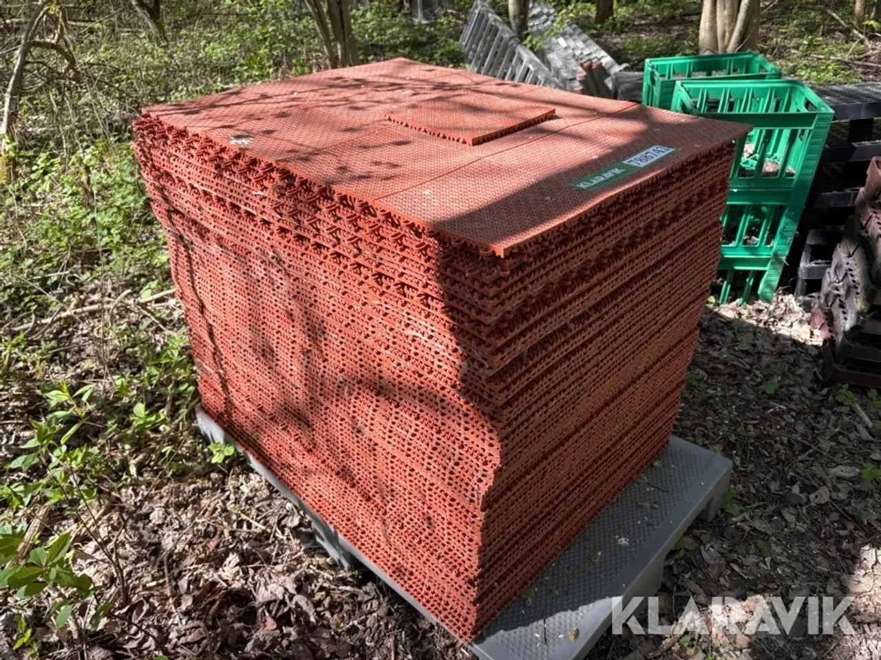 Billede 2 - Gulvplader i plast - 1 palle