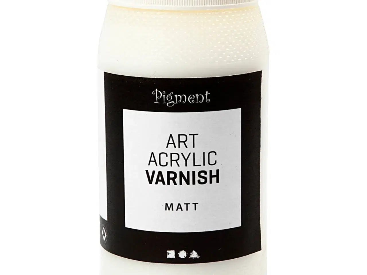 Billede 1 - Art Acrylic Slutfernis, mat transparent, hvid, 500ml/ 1 ds.