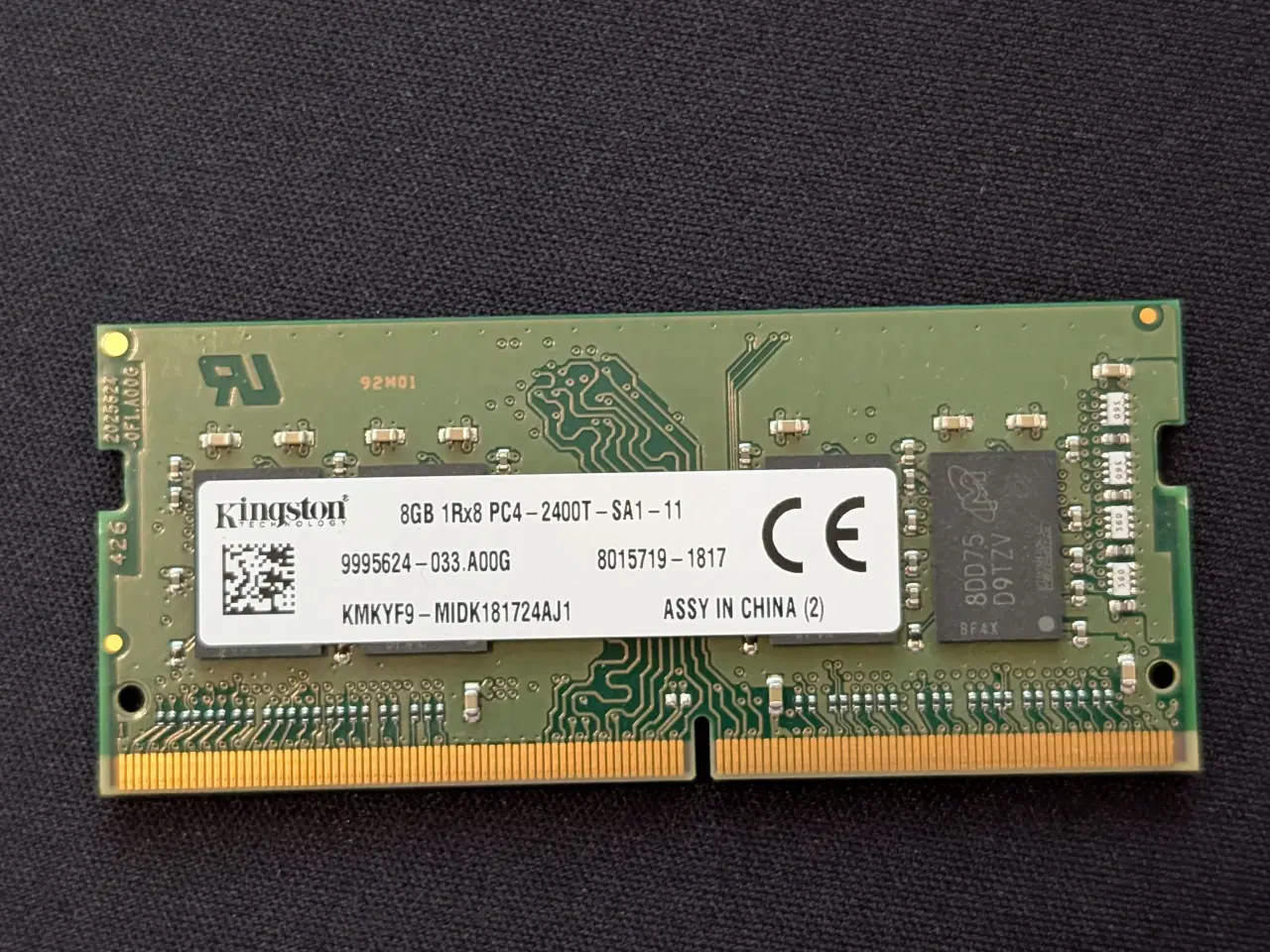 Billede 2 - 6 stk. 8GB DDR4 Ram. (SO-DIMM Moduler).