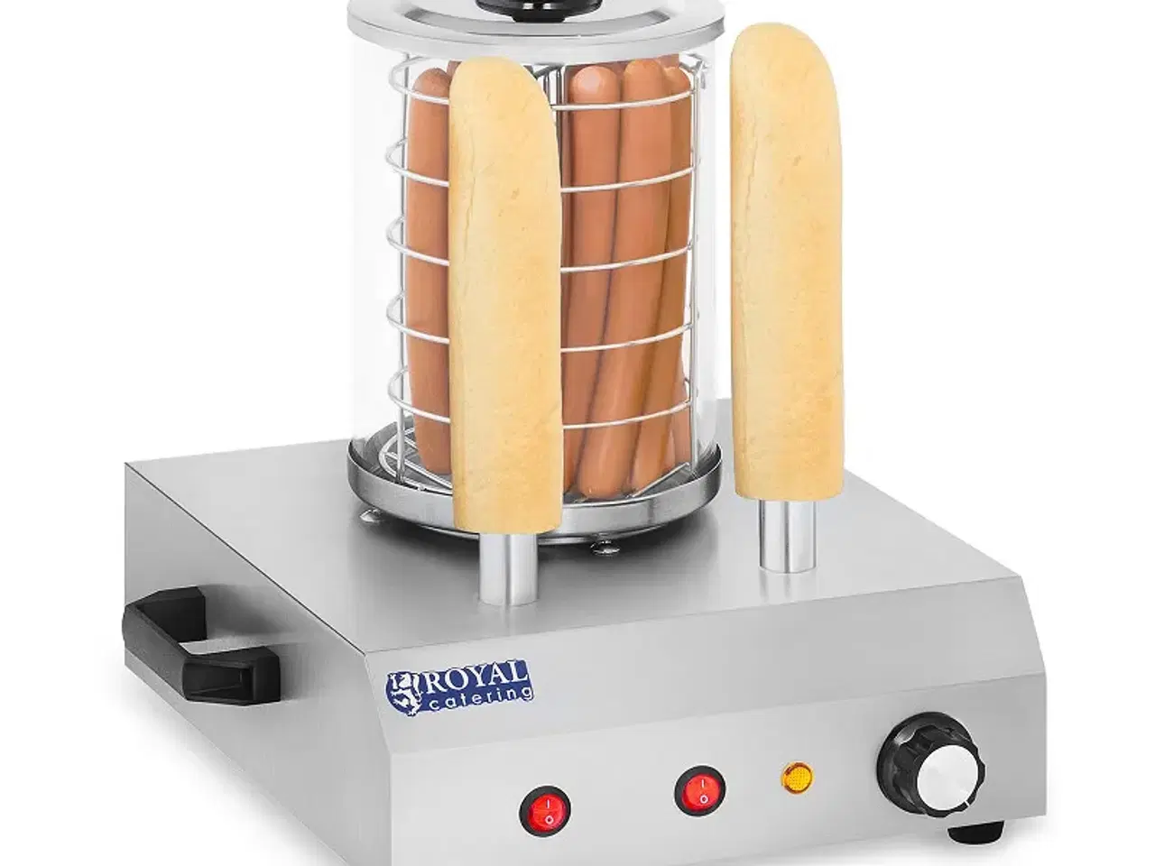 Billede 1 - Fransk hotdog-maskine – 2 varmespyd – 422 W