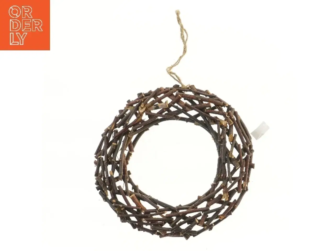 Billede 1 - Dekorativ krans af kviste (str. Ø 32 cm)