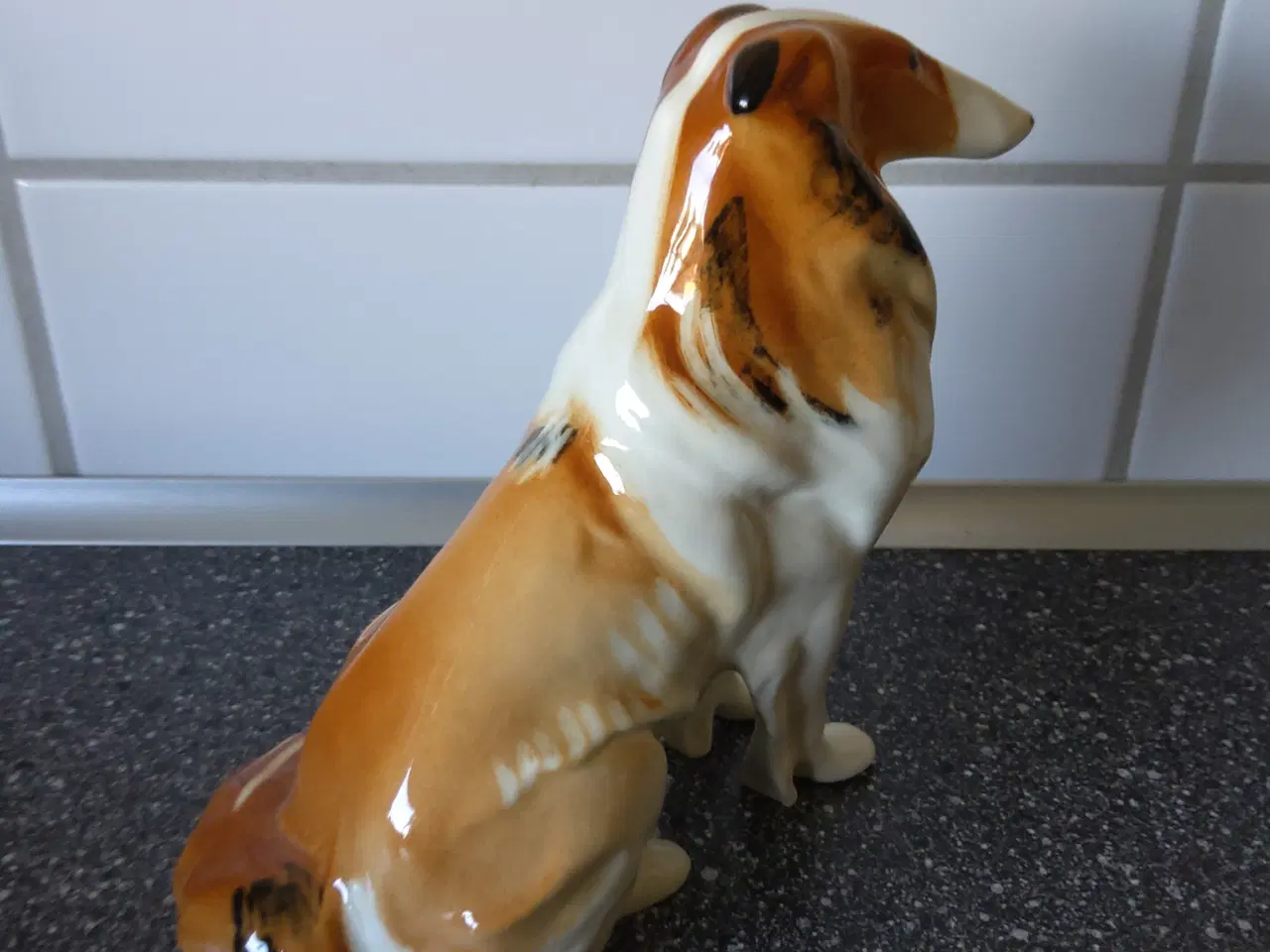Billede 9 - Porcelæn Figur hund Collie 