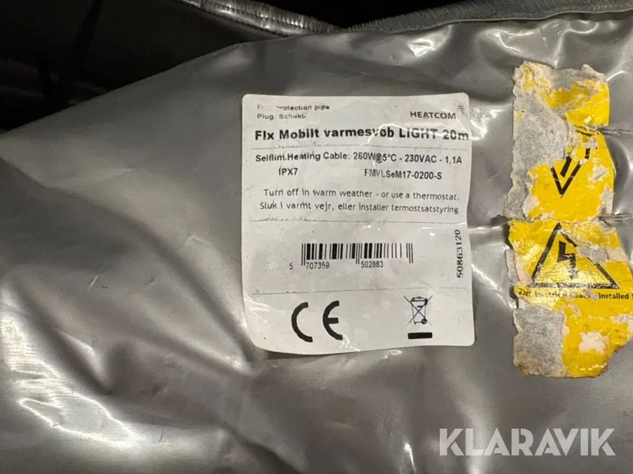 Billede 7 - Varmekabler Heatcom Fix Mobilit - 3 styk