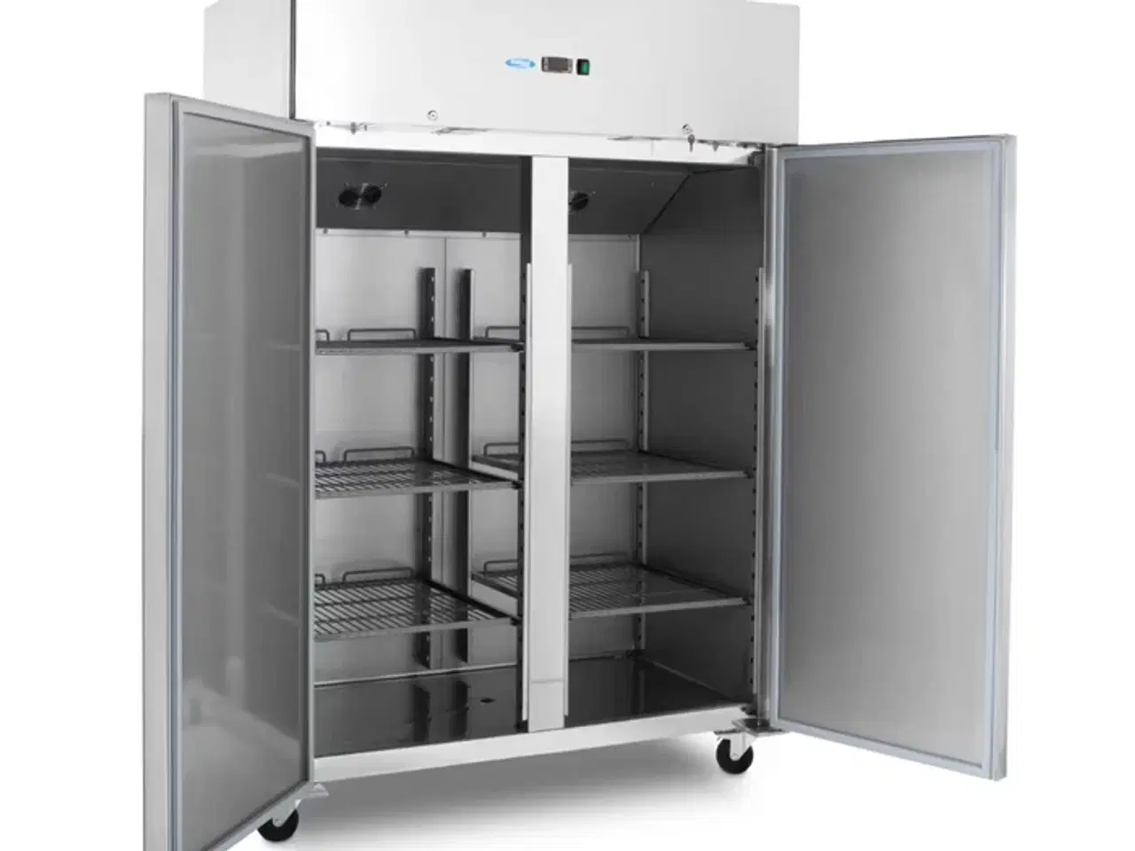 Billede 5 - Industrifryser 1400 Liter- 2 døre i rustfrit stål