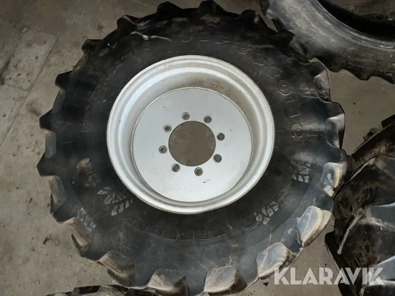 Billede 6 - Landsbrugshjul med fælge BKT og Firestone 380/85R24 - 4 styk
