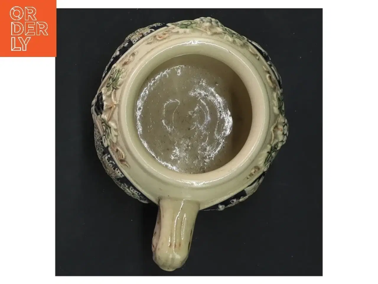 Billede 2 - Keramikkrus med dekoration (str. 10x9 cm)