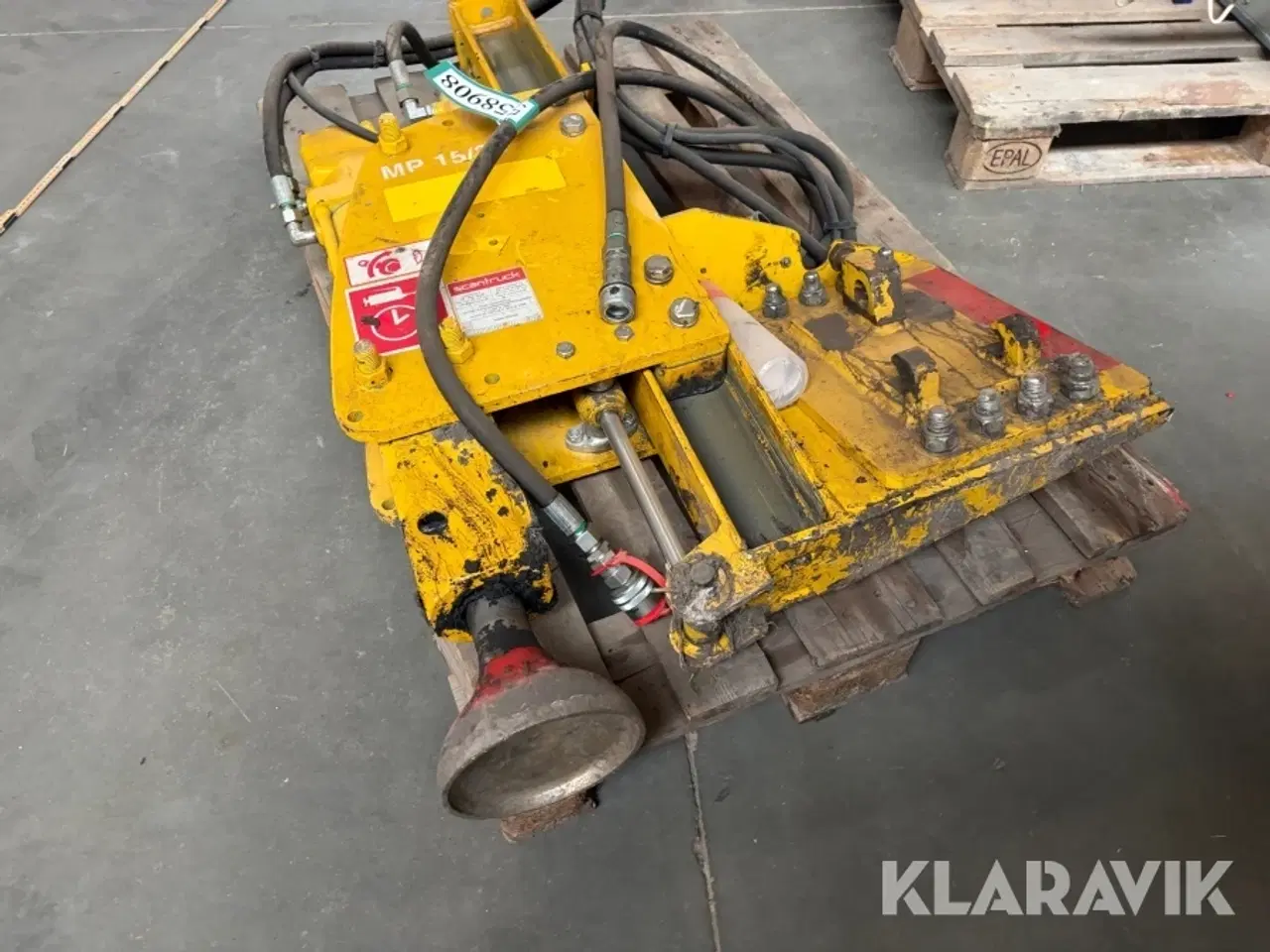 Billede 3 - Hydraulisk pælehammer Rabaud MP 15/35 Beko MA skifte