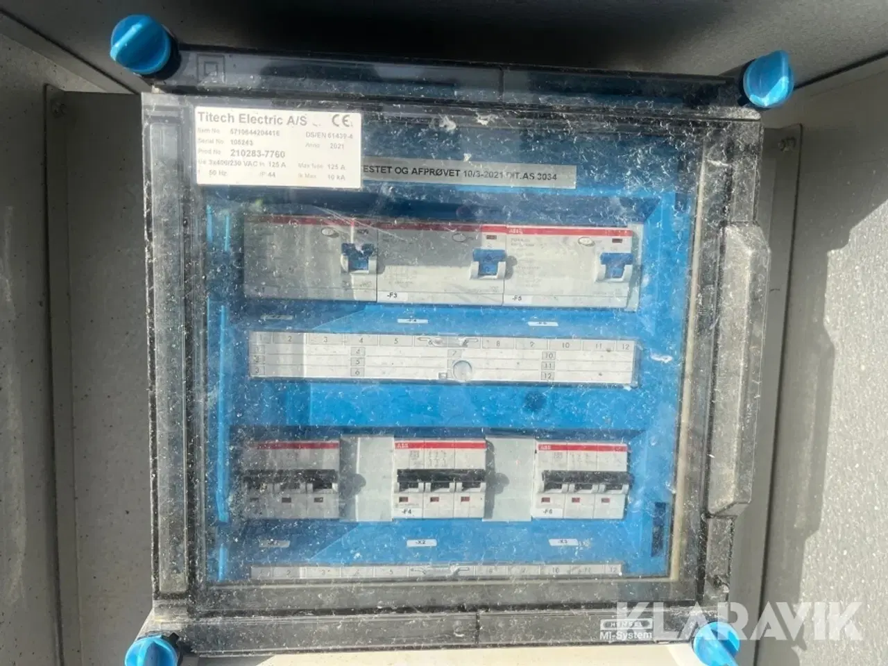 Billede 4 - Byggestrømstavle TITECH ELEKTRIC 125A 1 styk