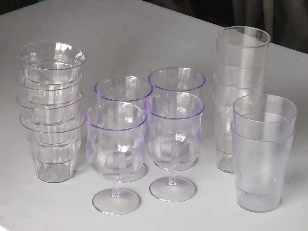 Billede 1 - Camping plast glas diverse