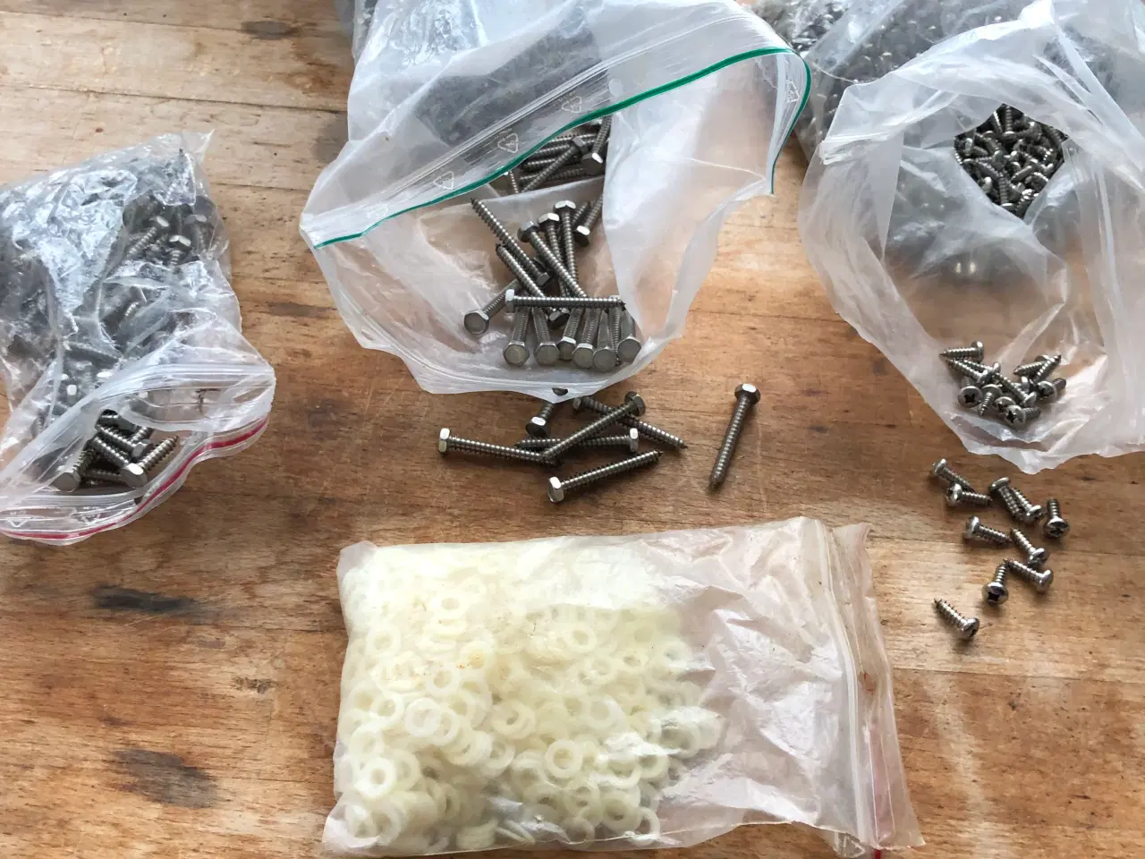 Billede 1 - Ruststål skruer skiver