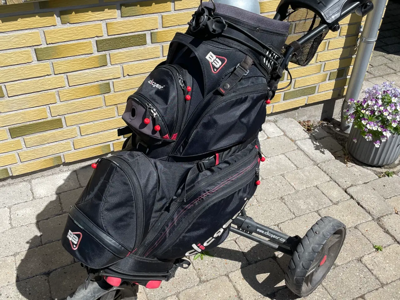 Billede 1 - Golfvogn og bag