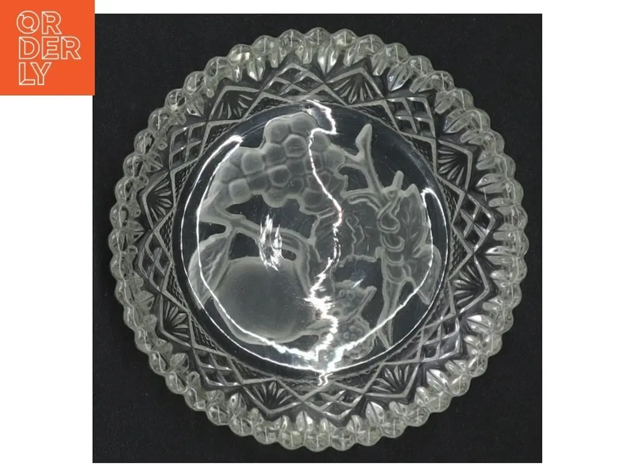 Billede 4 - Krystal skål med dekorativ kant (str. 11 x 3 cm)