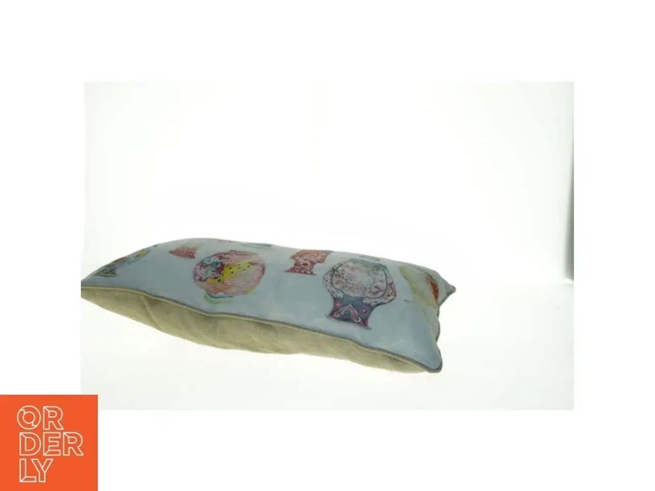 Billede 4 - Dekorativ pude med porcelænsmotiv (str. 46 x 30 cm)