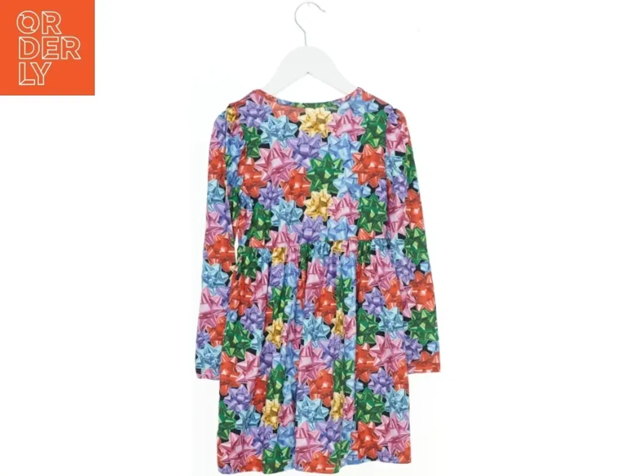 Billede 2 - Farverig langærmet kjole fra VRS (str. 110)