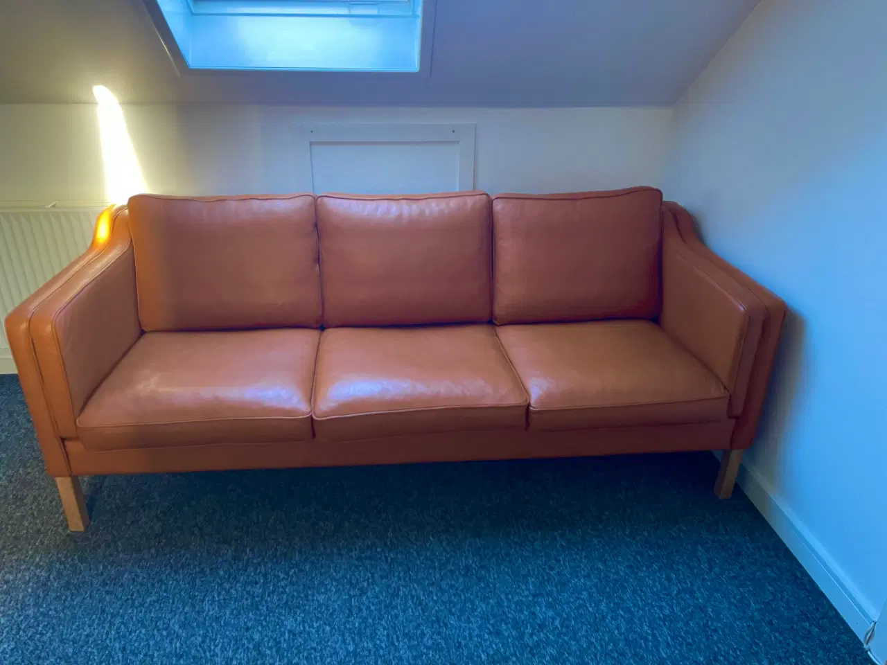 Billede 2 - Sofa Børge Mogensen kopi ægte eksklusiv læder 