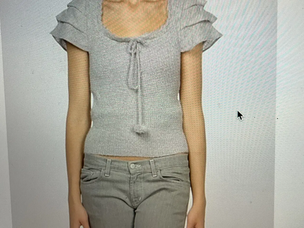 Billede 1 - Italienske uld top i syr.38