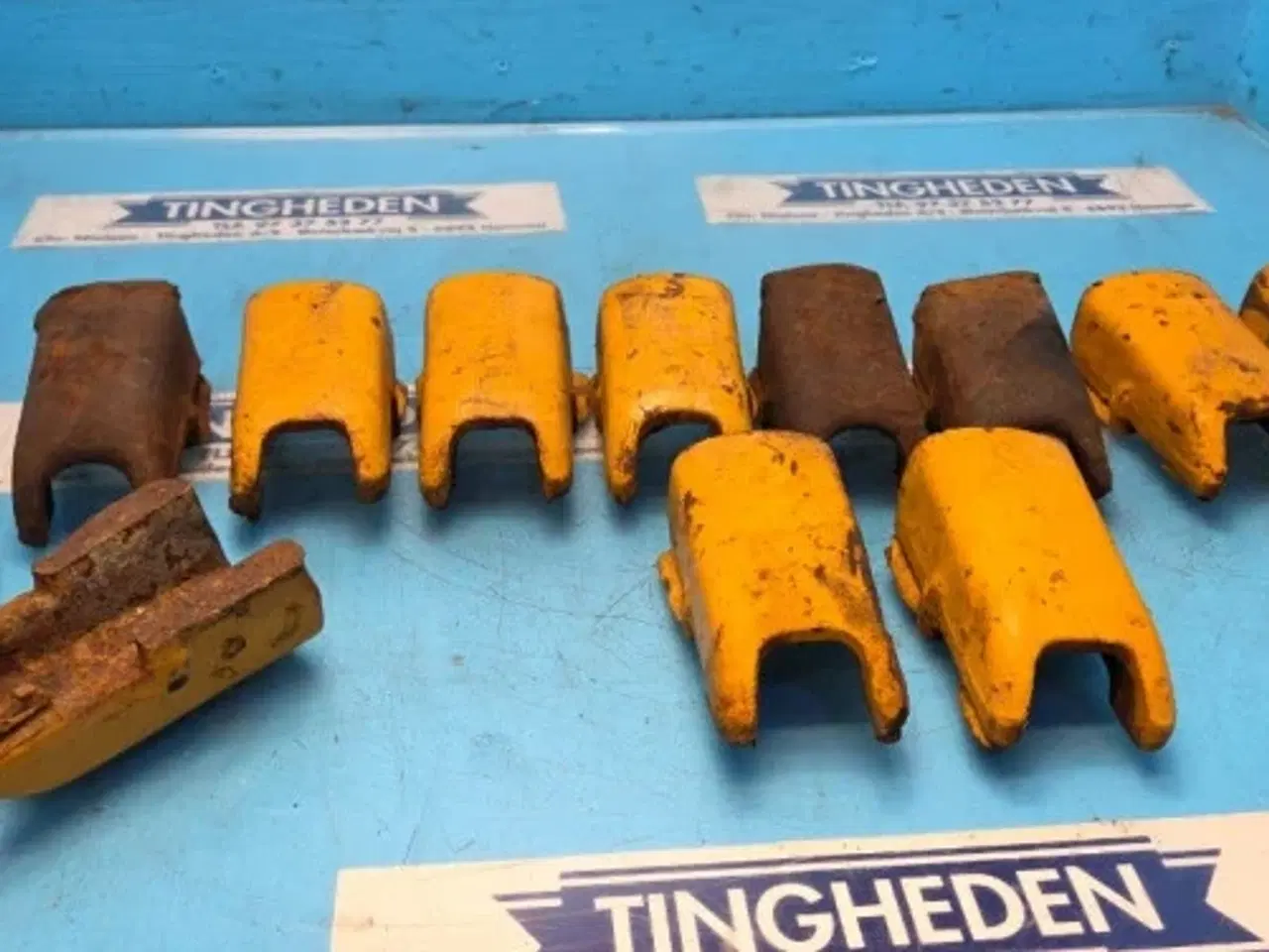 Billede 3 - Hydrema 806 Tænder Til Frontskovl 11 Stk 548113