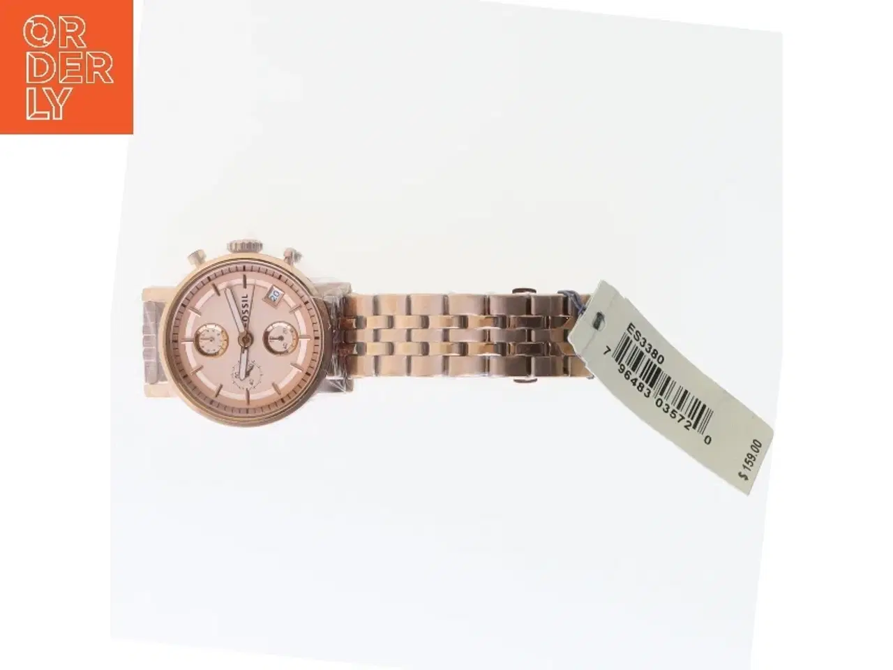 Billede 2 - Nyt Fossil armbåndsur med lænke fra Fossil (str. 40 mm)