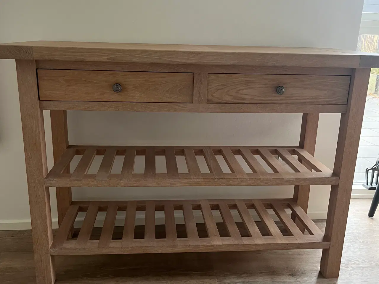 Billede 3 - Konsolbord i massivt egetræ 