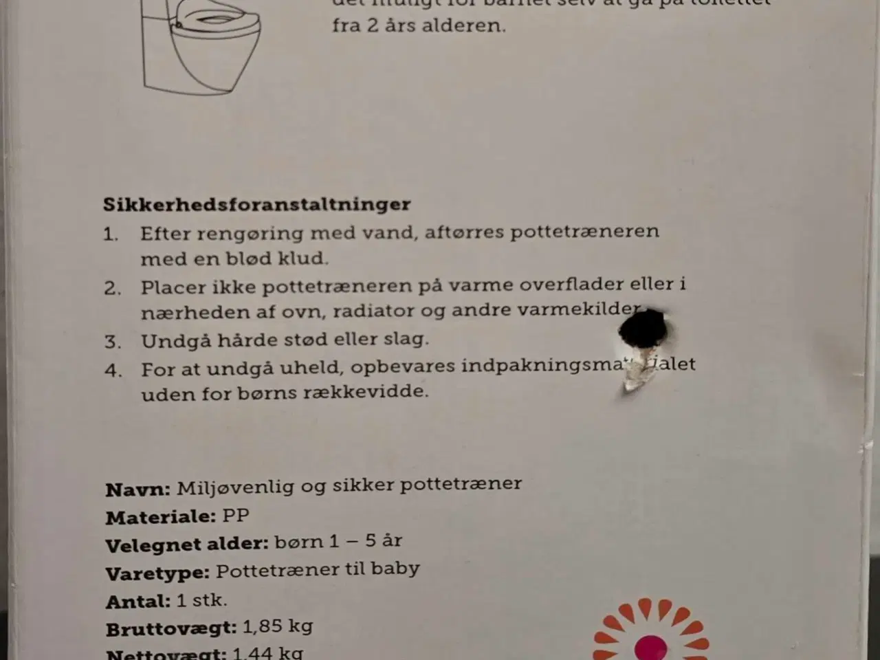 Billede 3 - Toilettræner. 3 i 1