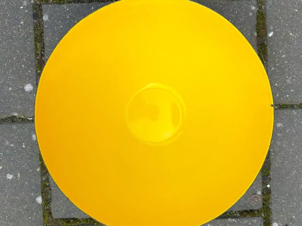 Billede 2 - Original solgul Krenit-skål med emalje