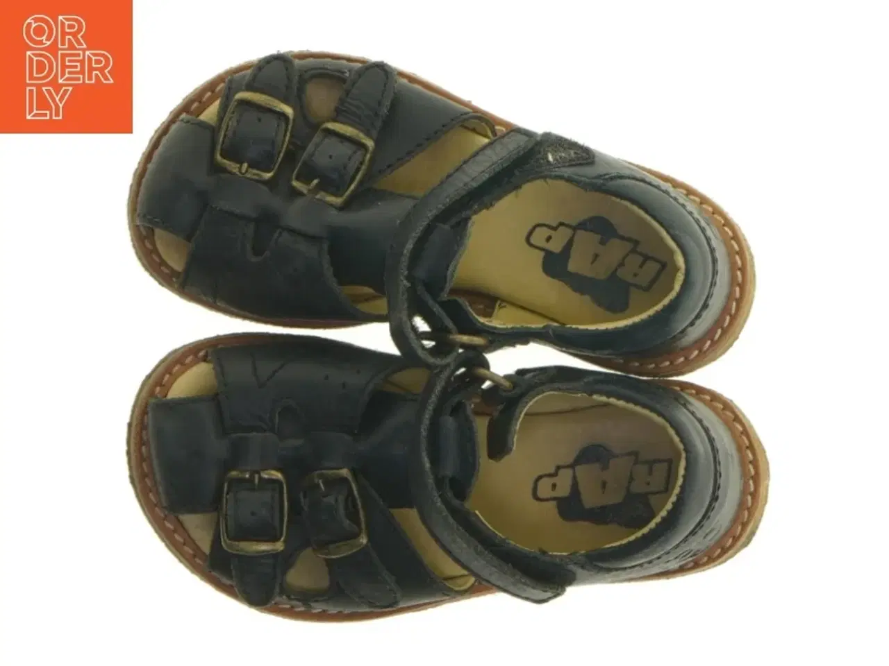 Billede 4 - Sorte børnesandaler fra Rap (str. 25)