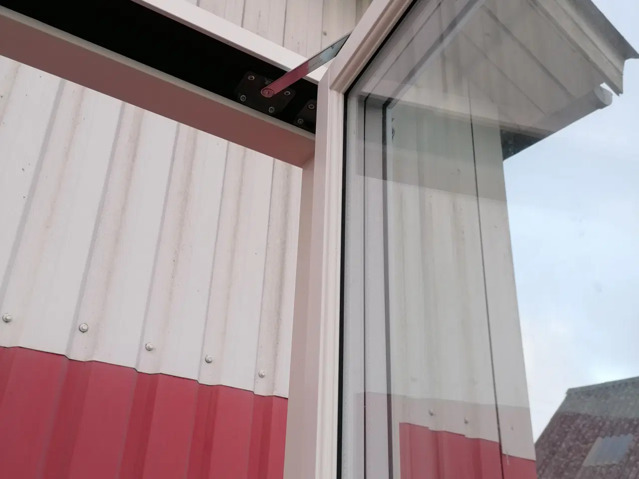Billede 5 - "Ny" Dobb. Terrassedør Træ/Alu ,3 Lags Termoruder